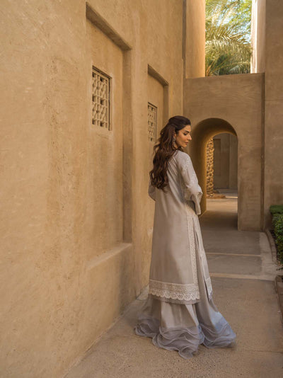 Sahar | Mirage Spring Luxury 24 | Chikankari 3 Piece -  Sahar Luxury - Original Designer Dress - House of Maryam