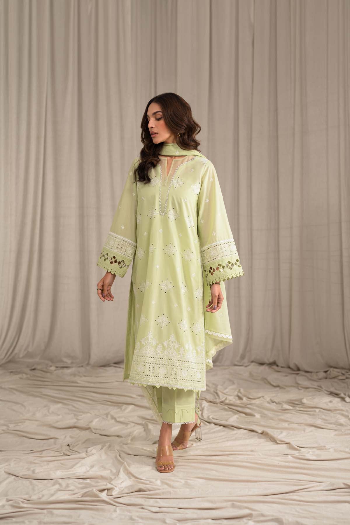 Sahar | Mirage Spring Luxury 24 | Chikankari 3 Piece by Designer Sahar - House of Maryam - Pakistani Designer Ethnic Wear in {{ shop.shopifyCountryName }}