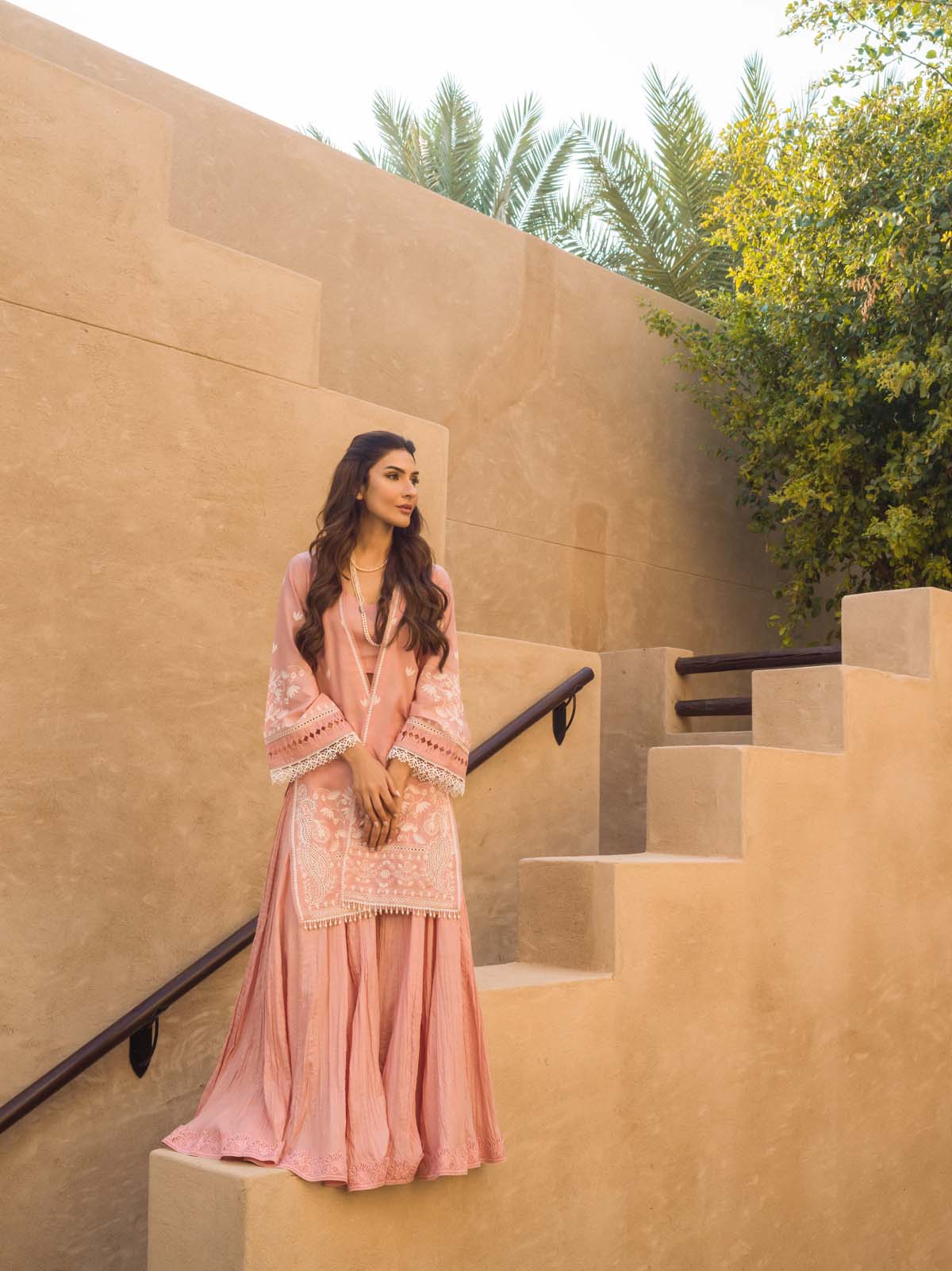 Sahar | Mirage Spring Luxury 24 | Chikankari 3 Piece -  Sahar Luxury - Original Designer Dress - House of Maryam