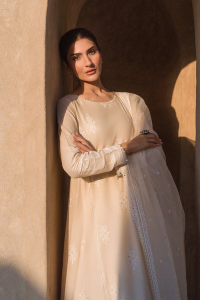 Sahar | Mirage Spring Luxury 24 | Chikankari 3 Piece -  Sahar Luxury - Original Designer Dress - House of Maryam