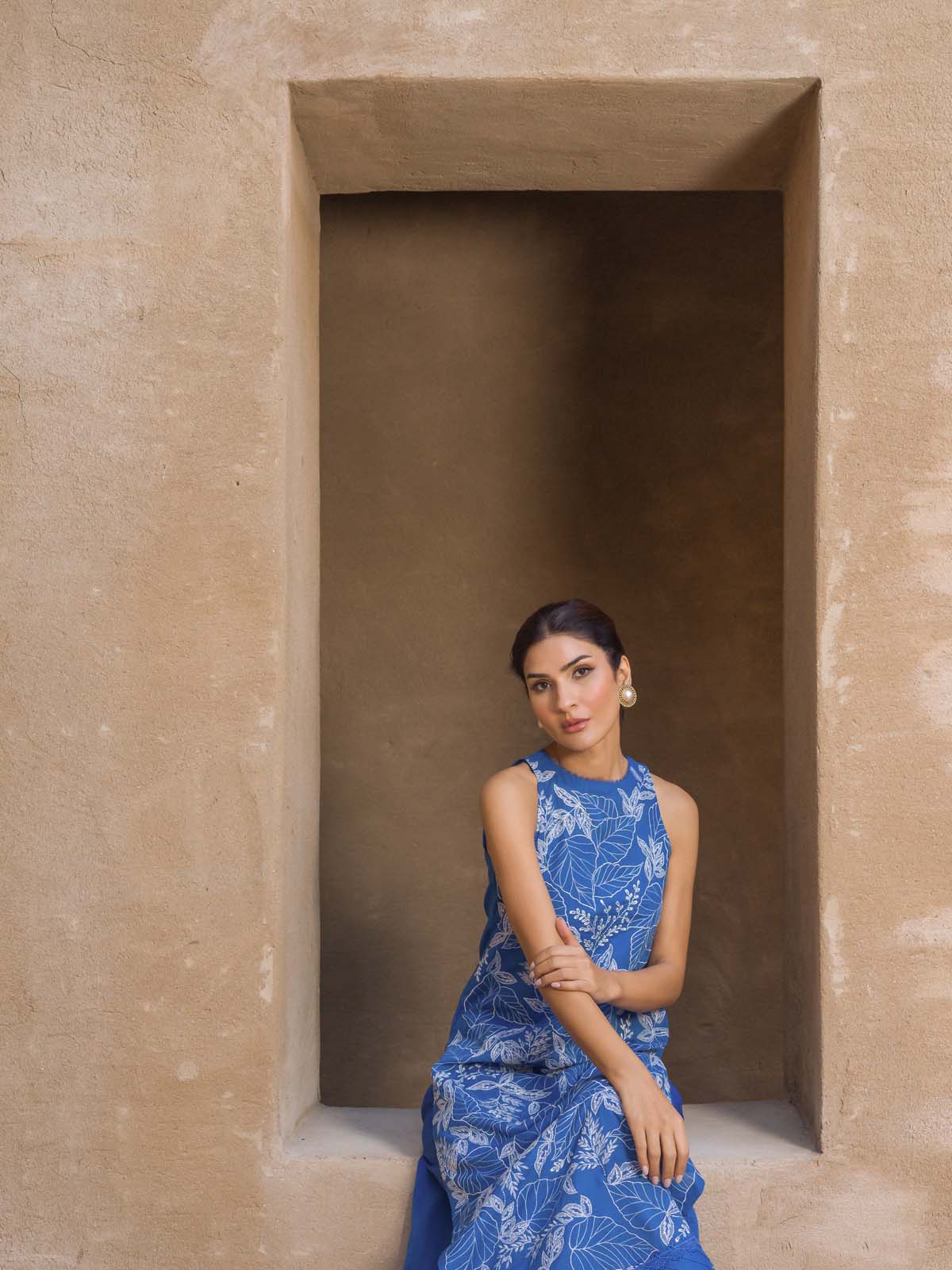 Sahar | Mirage Spring Luxury 24 | Slub Lawn 3 Piece (Embroidered) -  Sahar Luxury - Original Designer Dress - House of Maryam