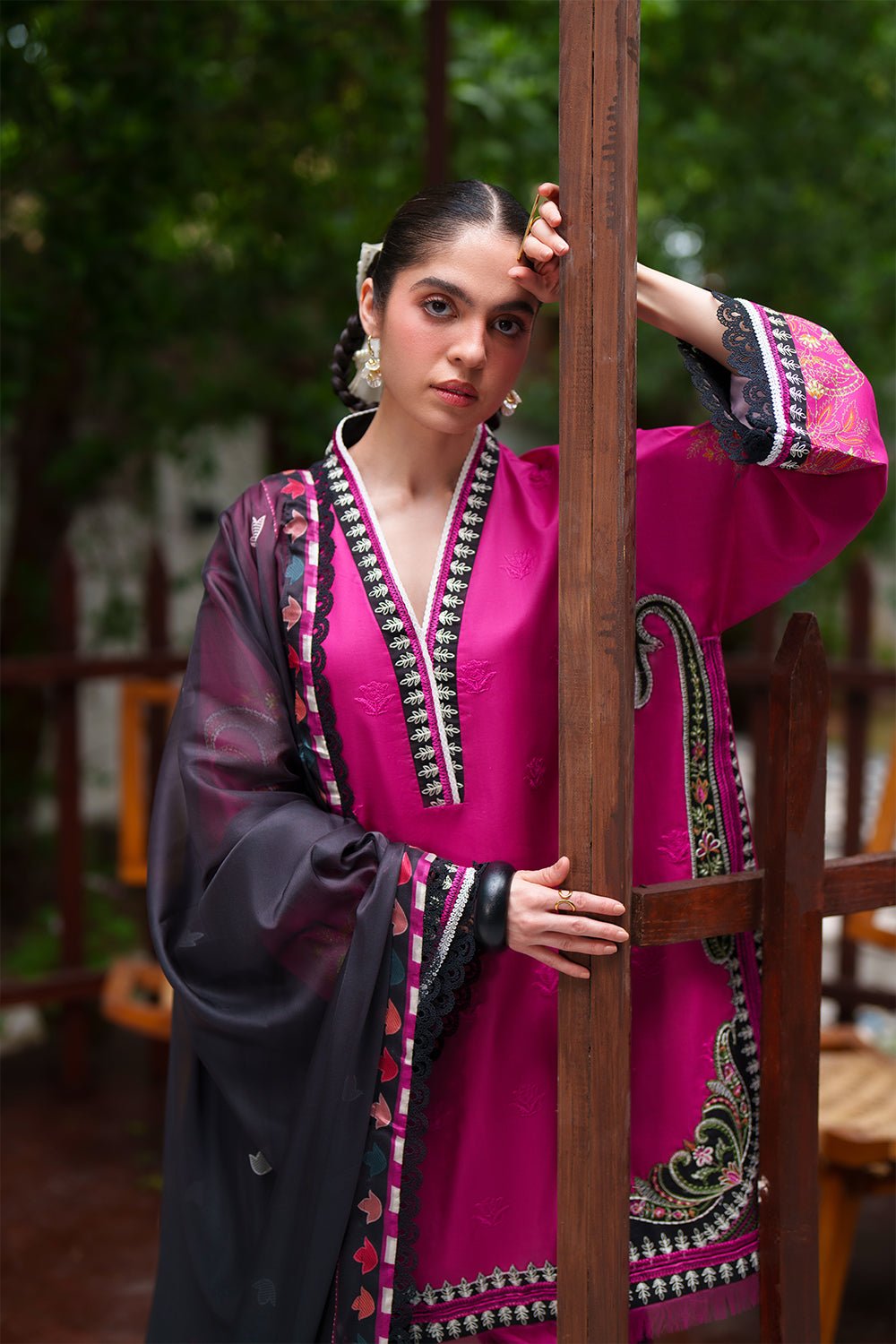 Saira Rizwan | Laanem SS/26 | AMARA-A-SRL26-02-Brand:Saira Rizwan-Type:Lawn - House of Maryam- Buy in UK, USA
