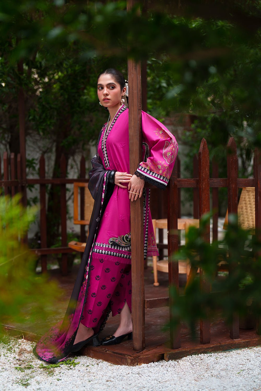 Saira Rizwan | Laanem SS/26 | AMARA-A-SRL26-02-Brand:Saira Rizwan-Type:Lawn - House of Maryam- Buy in UK, USA
