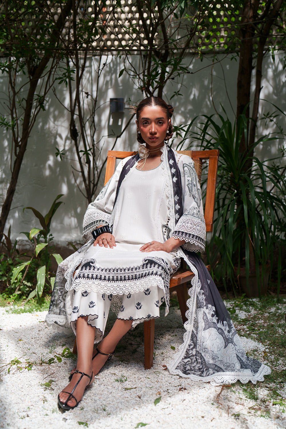 Saira Rizwan | Laanem SS/26 | AMARA-B - SRL26-02-Brand:Saira Rizwan-Type:Lawn - House of Maryam- Buy in UK, USA