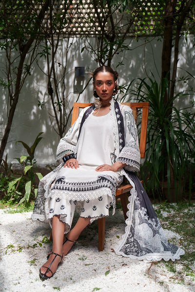 Saira Rizwan | Laanem SS/26 | AMARA-B - SRL26-02-Brand:Saira Rizwan-Type:Lawn - House of Maryam- Buy in UK, USA