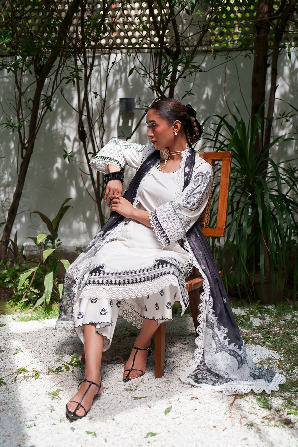 Saira Rizwan | Laanem SS/26 | AMARA-B - SRL26-02-Brand:Saira Rizwan-Type:Lawn - House of Maryam- Buy in UK, USA