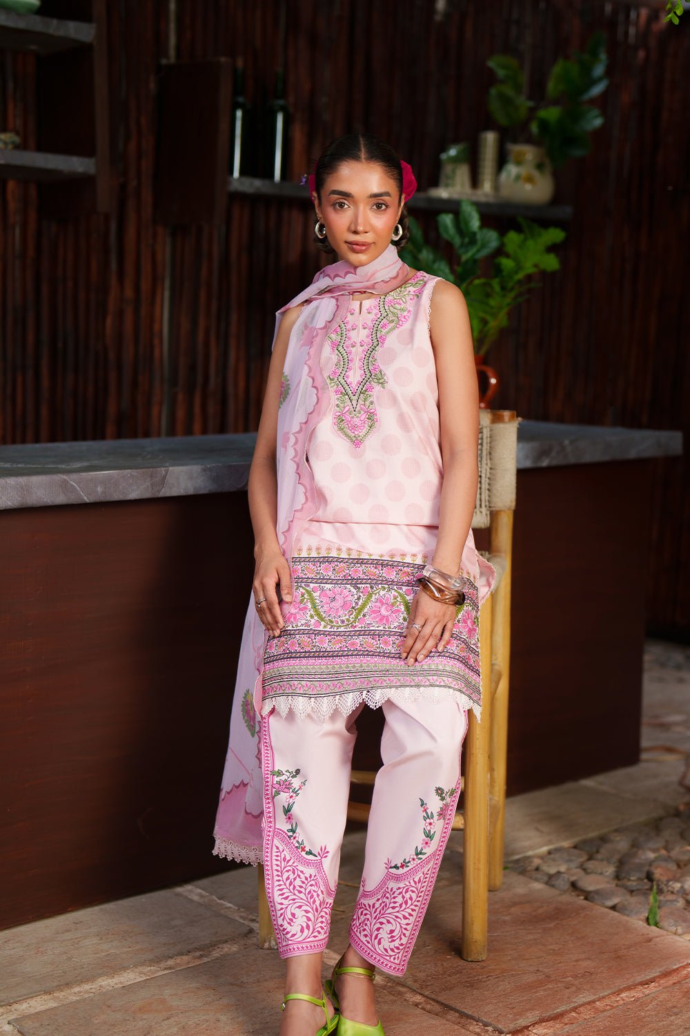 Saira Rizwan | Laanem SS/26 | AZURA-B-SRL26-05-Brand:Saira Rizwan-Type:Lawn - House of Maryam- Buy in UK, USA
