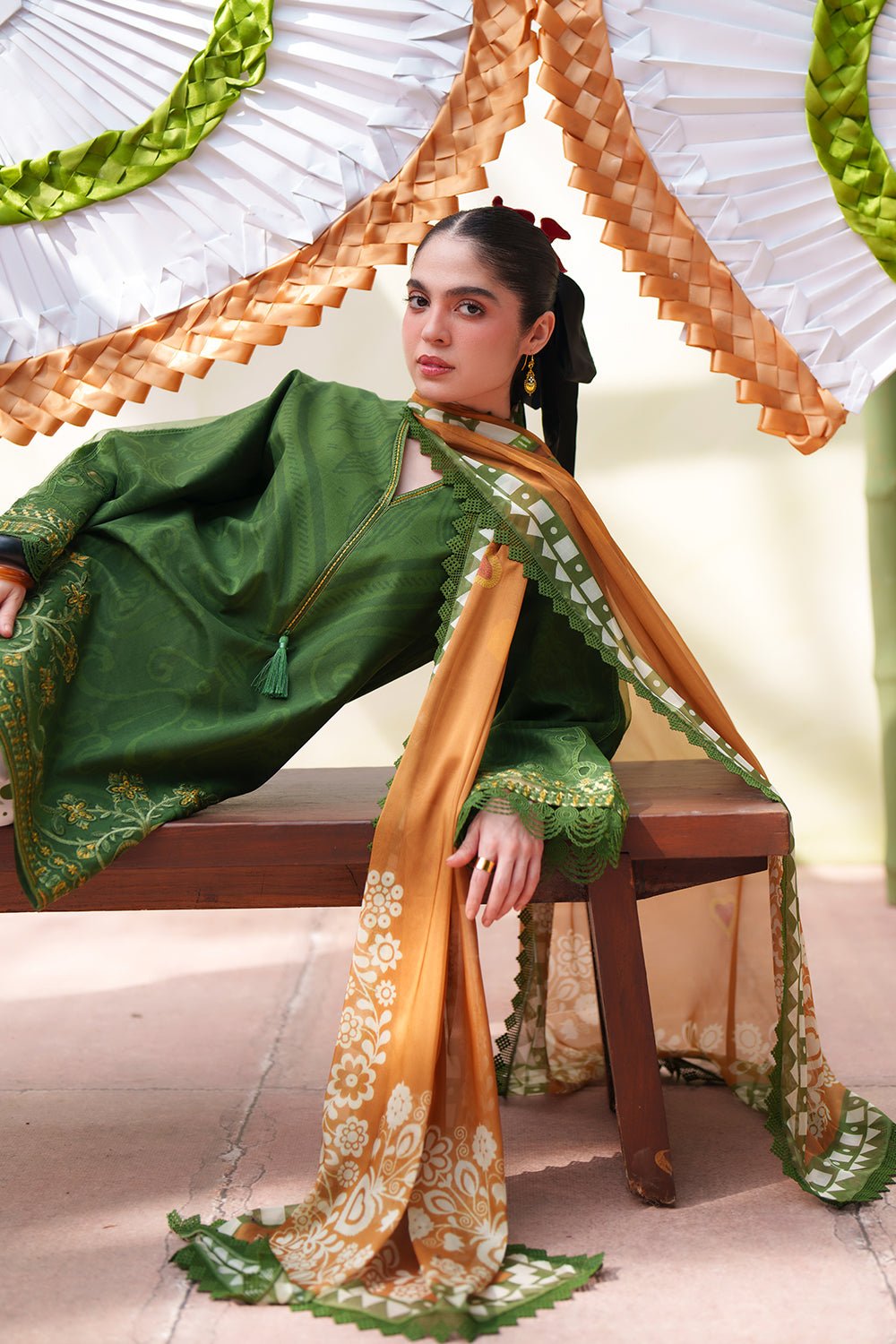 Saira Rizwan | Laanem SS/26 | ELOWEN-A - SRL26-08-Brand:Saira Rizwan-Type:Lawn - House of Maryam- Buy in UK, USA