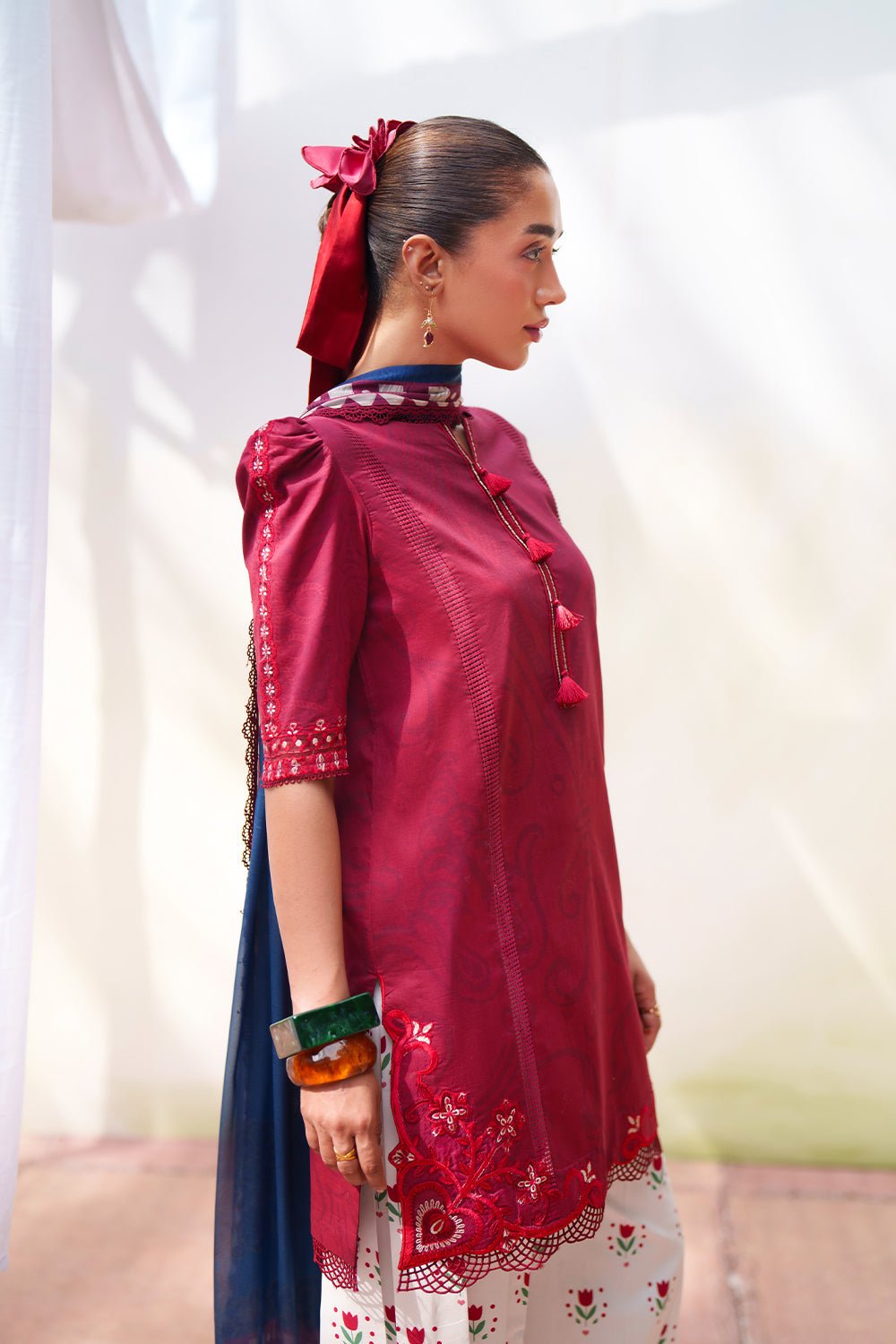 Saira Rizwan | Laanem SS/26 | ELOWEN-B - SRL26-08-Brand:Saira Rizwan-Type:Lawn - House of Maryam- Buy in UK, USA