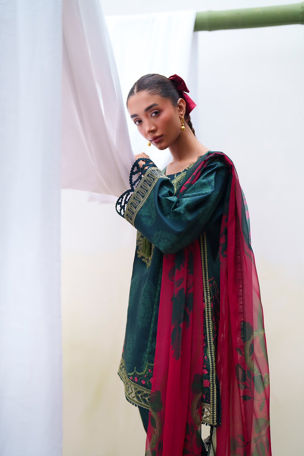 Saira Rizwan | Laanem SS/26 | NAYRA-B-SRL26-01-Brand:Saira Rizwan-Type:Lawn - House of Maryam- Buy in UK, USA