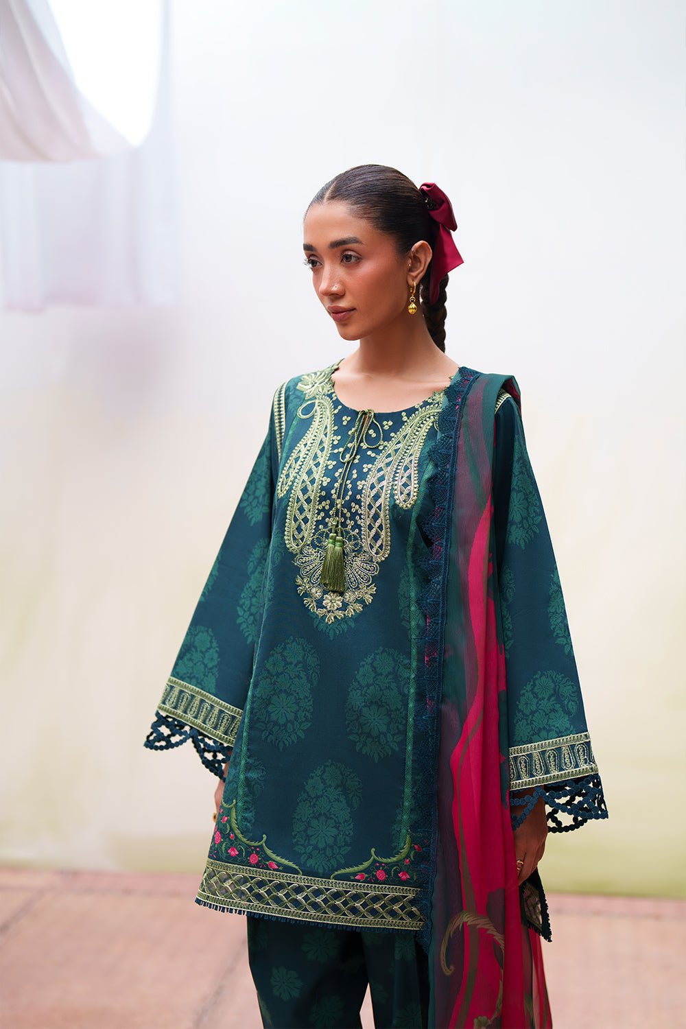 Saira Rizwan | Laanem SS/26 | NAYRA-B-SRL26-01-Brand:Saira Rizwan-Type:Lawn - House of Maryam- Buy in UK, USA