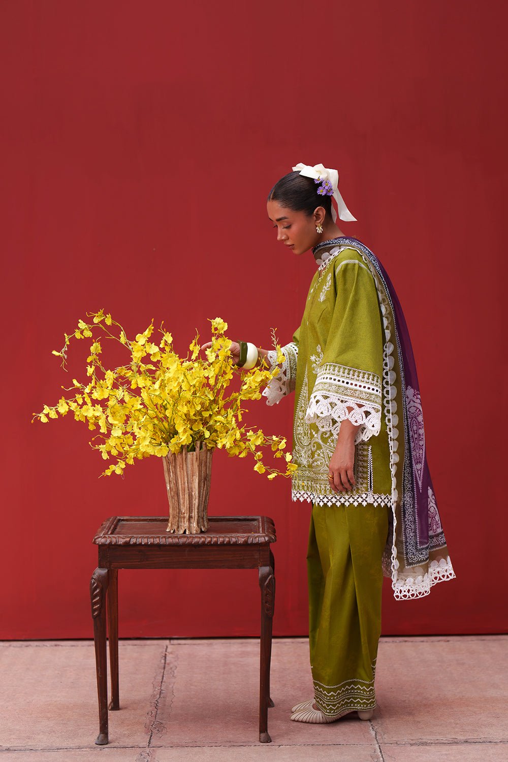 Saira Rizwan | Laanem SS/26 | NERAYA-A-SRL26-07-Brand:Saira Rizwan-Type:Lawn - House of Maryam- Buy in UK, USA