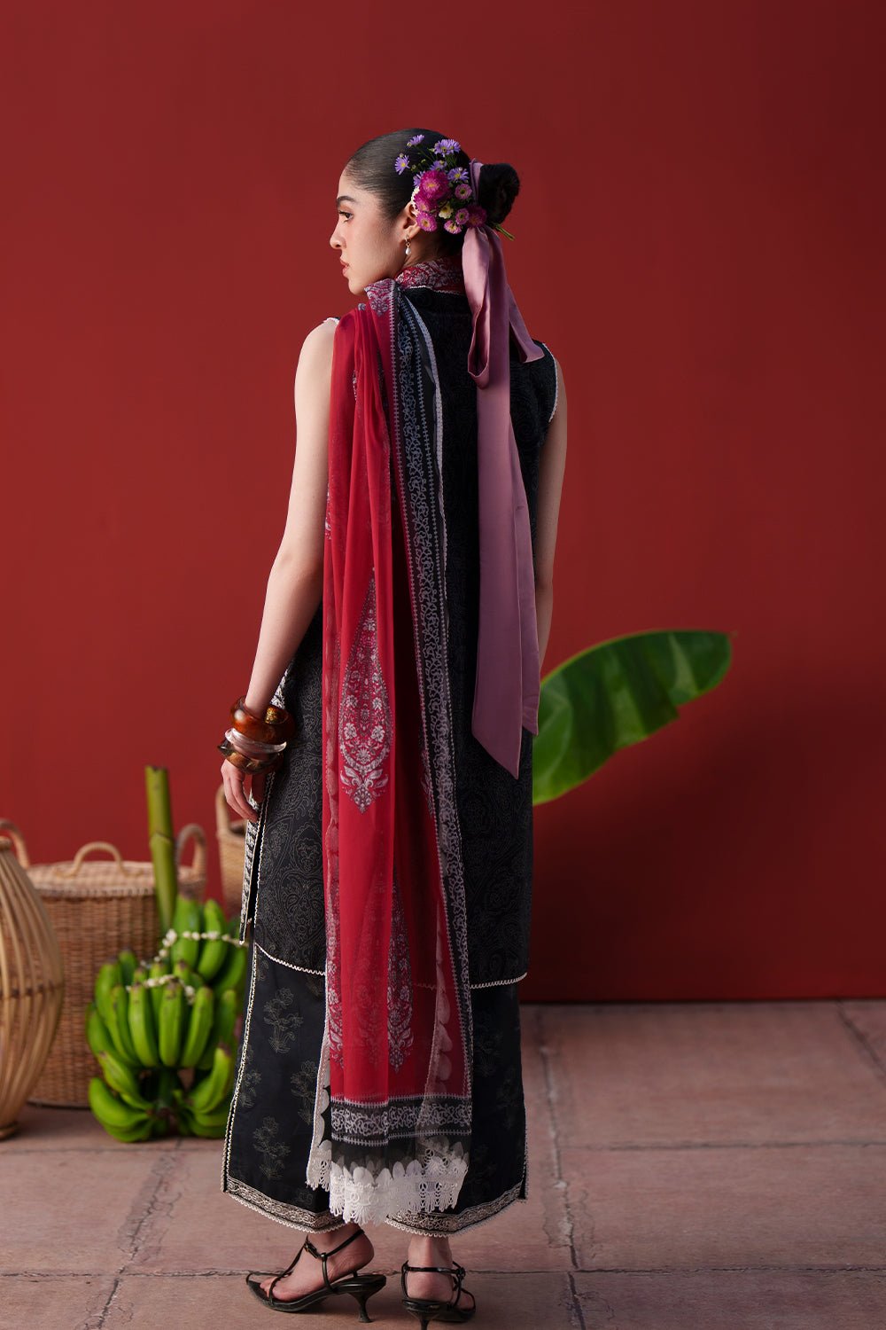 Saira Rizwan | Laanem SS/26 | NERAYA-B-SRL26-07-Brand:Saira Rizwan-Type:Lawn - House of Maryam- Buy in UK, USA