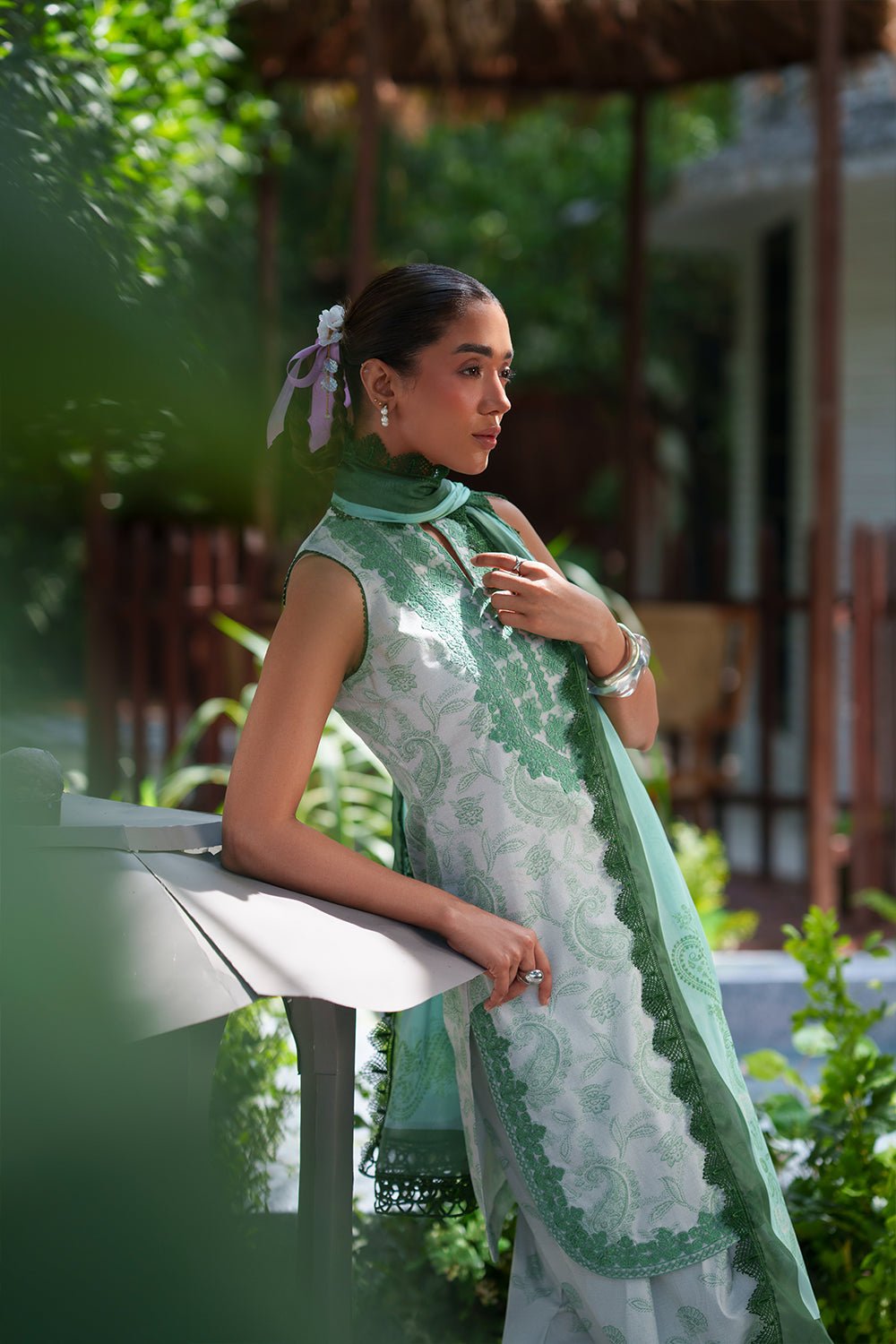 Saira Rizwan | Laanem SS/26 | ZAREEN-B-SRL26-06-Brand:Saira Rizwan-Type:Lawn - House of Maryam- Buy in UK, USA