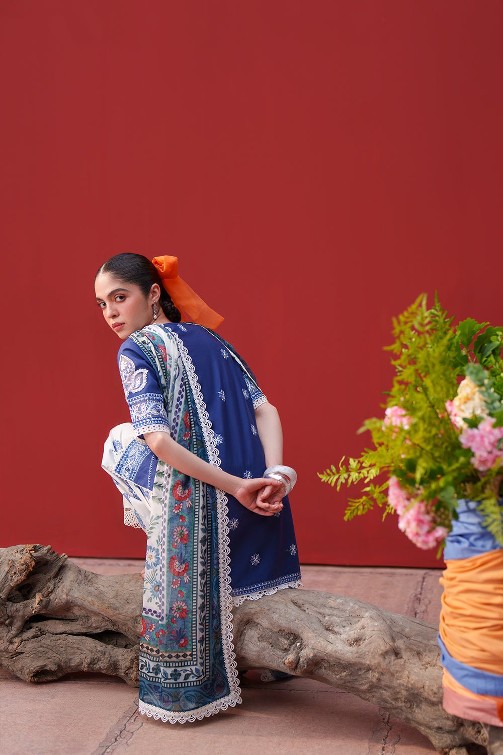 Saira Rizwan | Laanem SS/26 | ZOYA-A-SRL26-04-Brand:Saira Rizwan-Type:Lawn - House of Maryam- Buy in UK, USA