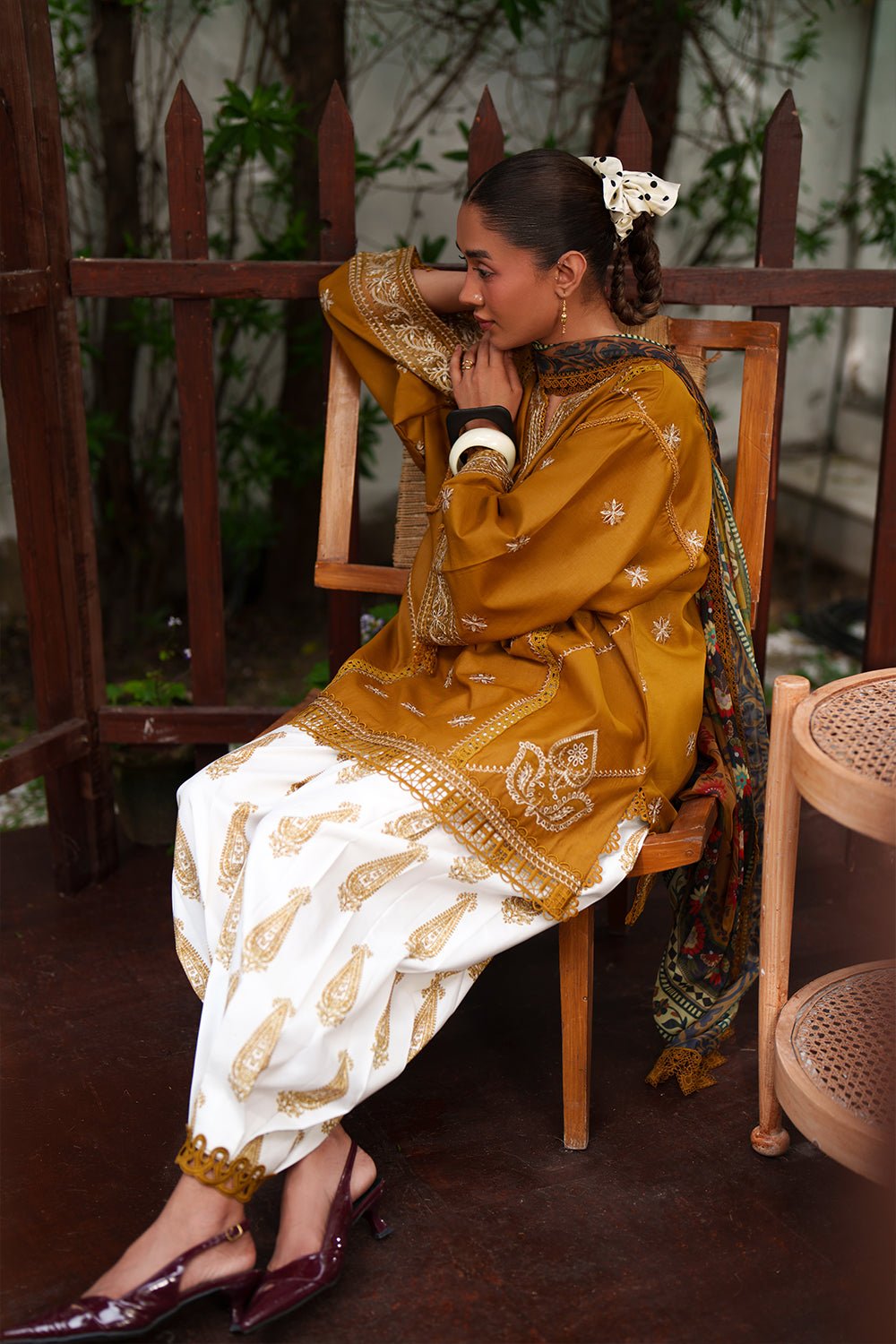 Saira Rizwan | Laanem SS/26 | ZOYA-B-SRL26-04-Brand:Saira Rizwan-Type:Lawn - House of Maryam- Buy in UK, USA