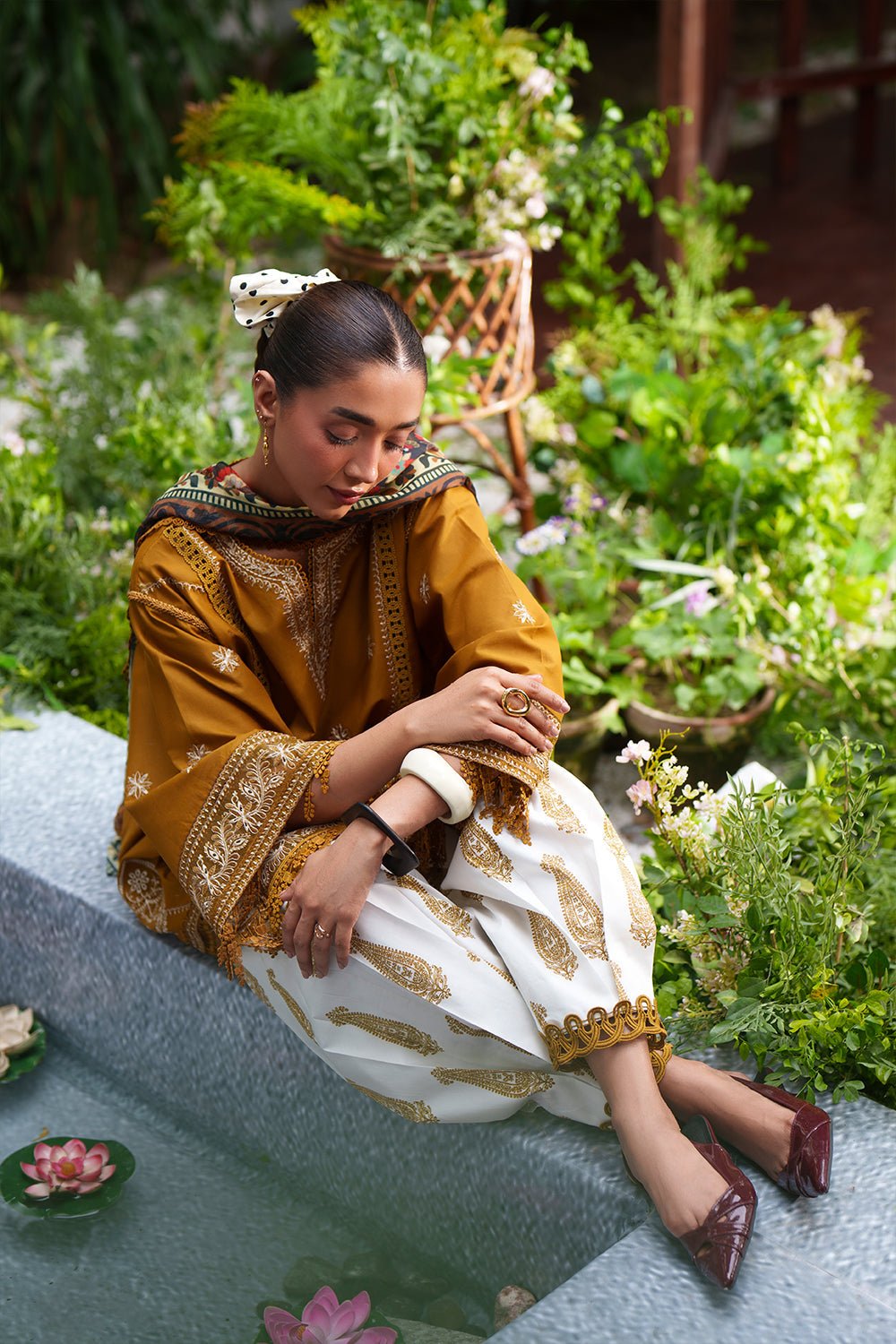 Saira Rizwan | Laanem SS/26 | ZOYA-B-SRL26-04-Brand:Saira Rizwan-Type:Lawn - House of Maryam- Buy in UK, USA