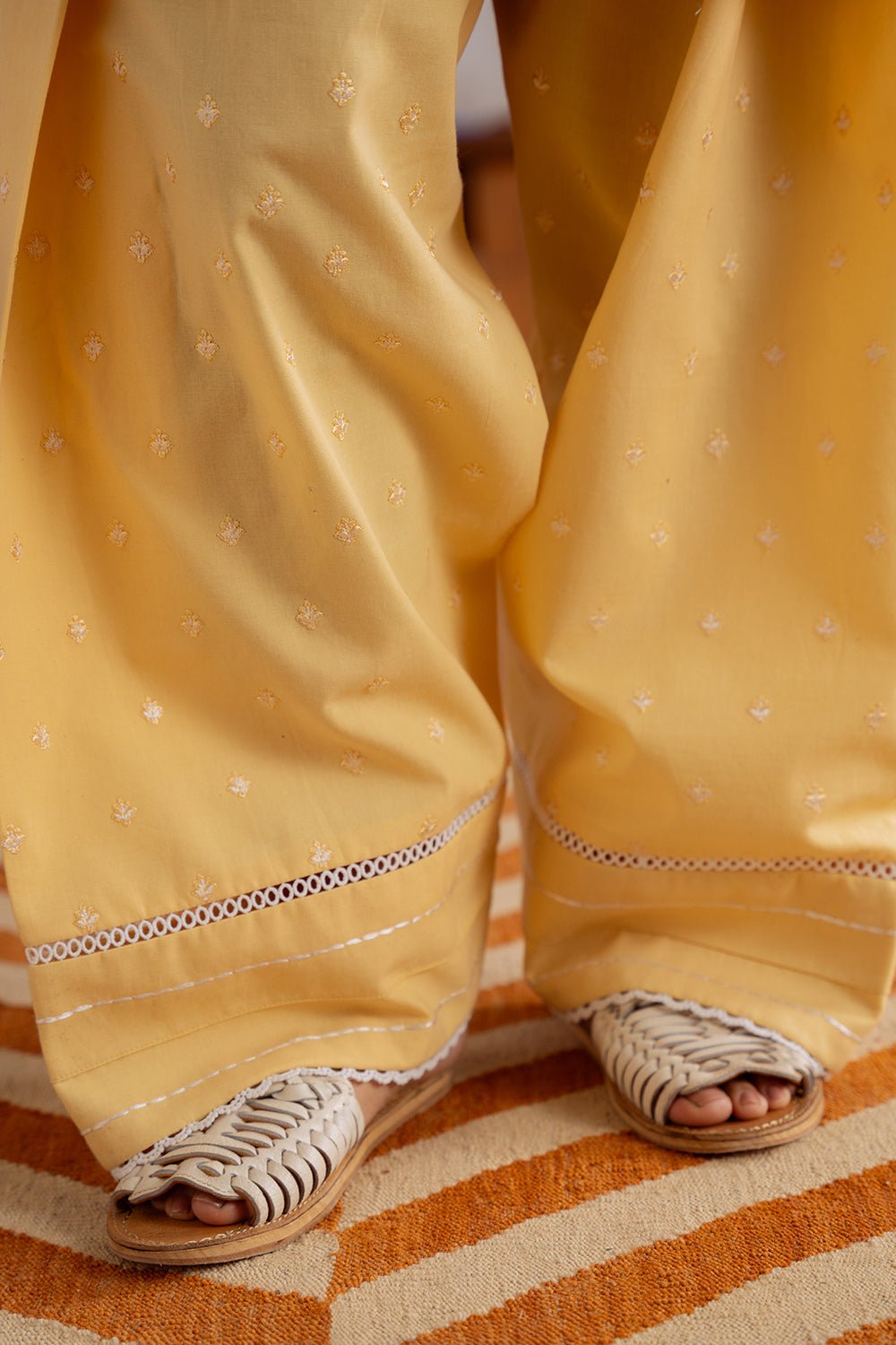 Saira Rizwan | Laanem Summer Lawn 25 | LEYLA-A-SRL25-04-Brand:Saira Rizwan-Type:Ladies Clothes-Maize Yellow-Lawn-House of Maryam- Buy in UK, USA
