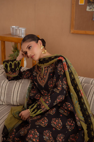 Saira Rizwan | Laanem Summer Lawn 25 | NERIDA-B-SRL25-02-Brand:Saira Rizwan-Type:Ladies Clothes-Black-Lawn-House of Maryam- Buy in UK, USA