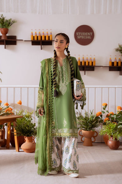 Saira Rizwan | Laanem Summer Lawn 25 | ZAFIRA-A-SRL25-03-Brand:Saira Rizwan-Type:Ladies Clothes-Pastel Green-Lawn-House of Maryam- Buy in UK, USA