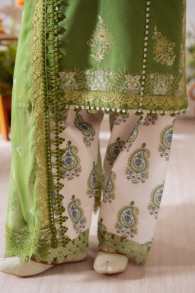 Saira Rizwan | Laanem Summer Lawn 25 | ZAFIRA-A-SRL25-03-Brand:Saira Rizwan-Type:Ladies Clothes-Pastel Green-Lawn-House of Maryam- Buy in UK, USA