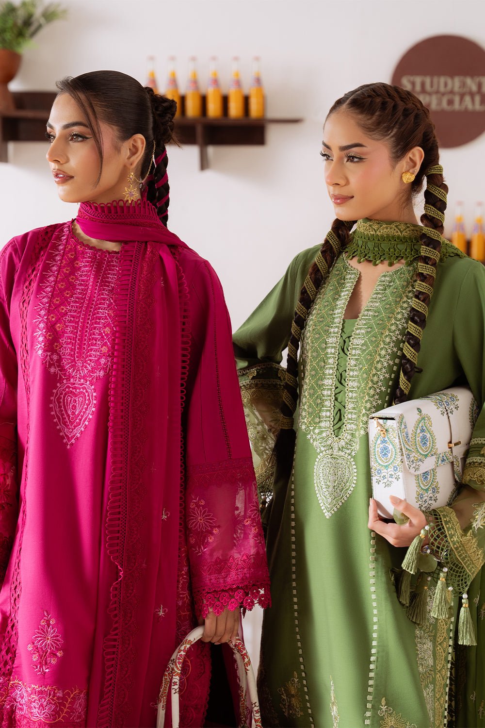 Saira Rizwan | Laanem Summer Lawn 25 | ZAFIRA-A-SRL25-03-Brand:Saira Rizwan-Type:Ladies Clothes-Pastel Green-Lawn-House of Maryam- Buy in UK, USA