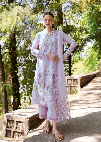 Saira Shakira | Bloom Lawn 25 | FAYE 7-A-Brand:Saira Shakira-Type:Ladies Clothes-Lilac-Lawn-House of Maryam- Buy in UK, USA