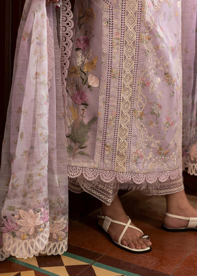 Saira Shakira | Bloom Lawn 25 | SWEET OPEL 8-A-Brand:Saira Shakira-Type:Ladies Clothes-Lilac-Lawn-House of Maryam- Buy in UK, USA