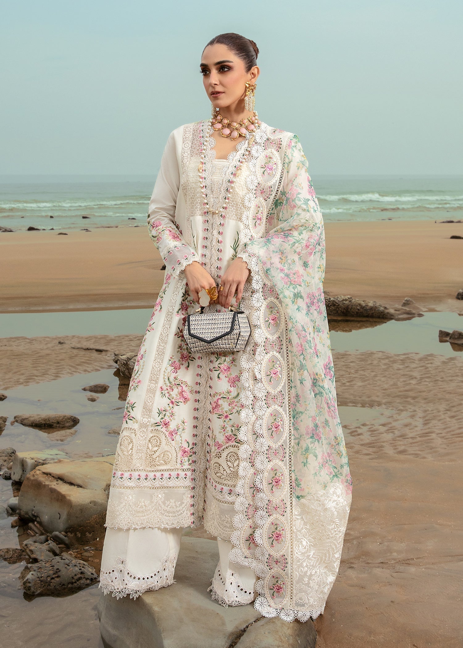 Crimson | Lawn 24 | Dove's Song - Cloud by Designer Crimson - House of Maryam - Pakistani Designer Ethnic Wear in {{ shop.shopifyCountryName }}