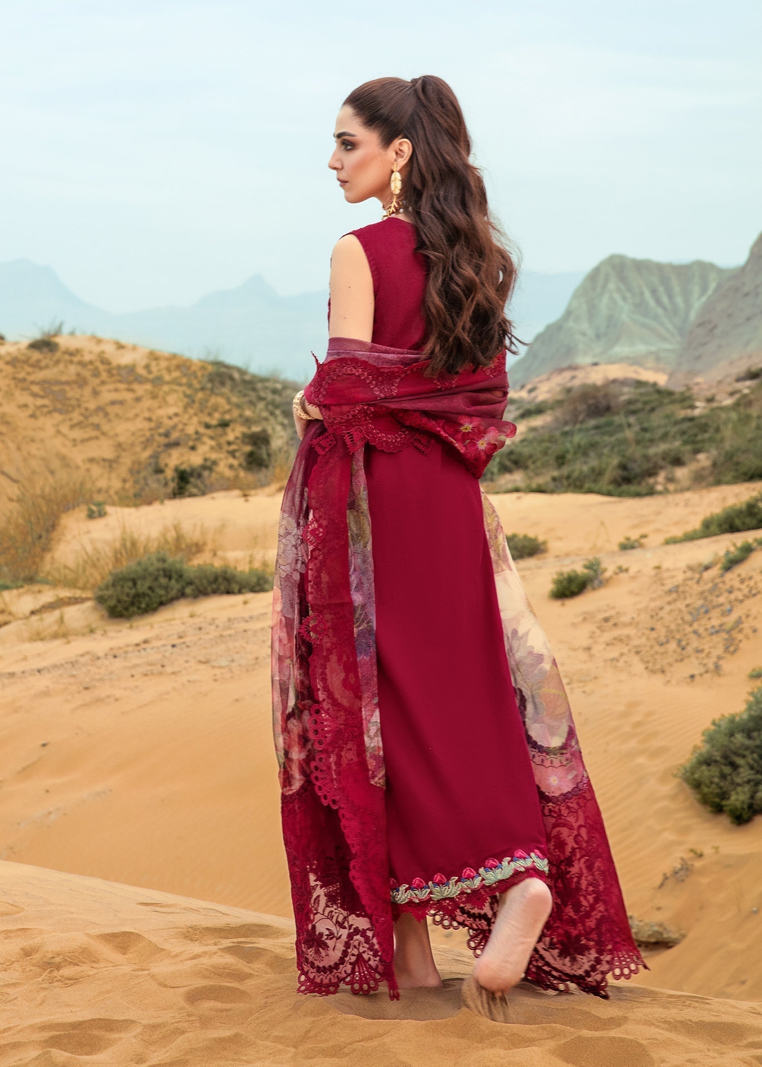 Crimson | Lawn 24 | Lillie de Jong - Cherry by Designer Crimson - House of Maryam - Pakistani Designer Ethnic Wear in {{ shop.shopifyCountryName }}