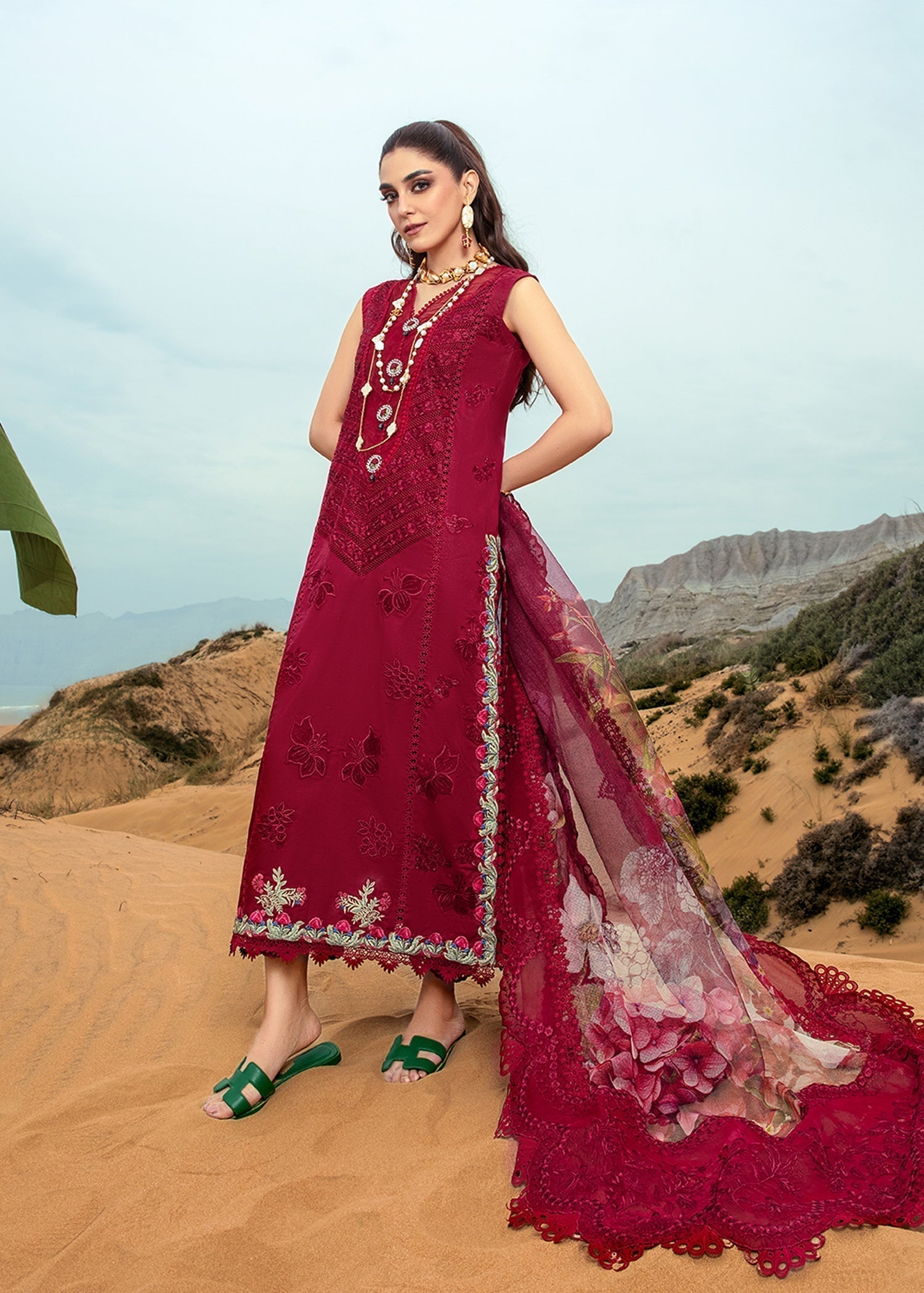 Crimson | Lawn 24 | Lillie de Jong - Cherry by Designer Crimson - House of Maryam - Pakistani Designer Ethnic Wear in {{ shop.shopifyCountryName }}