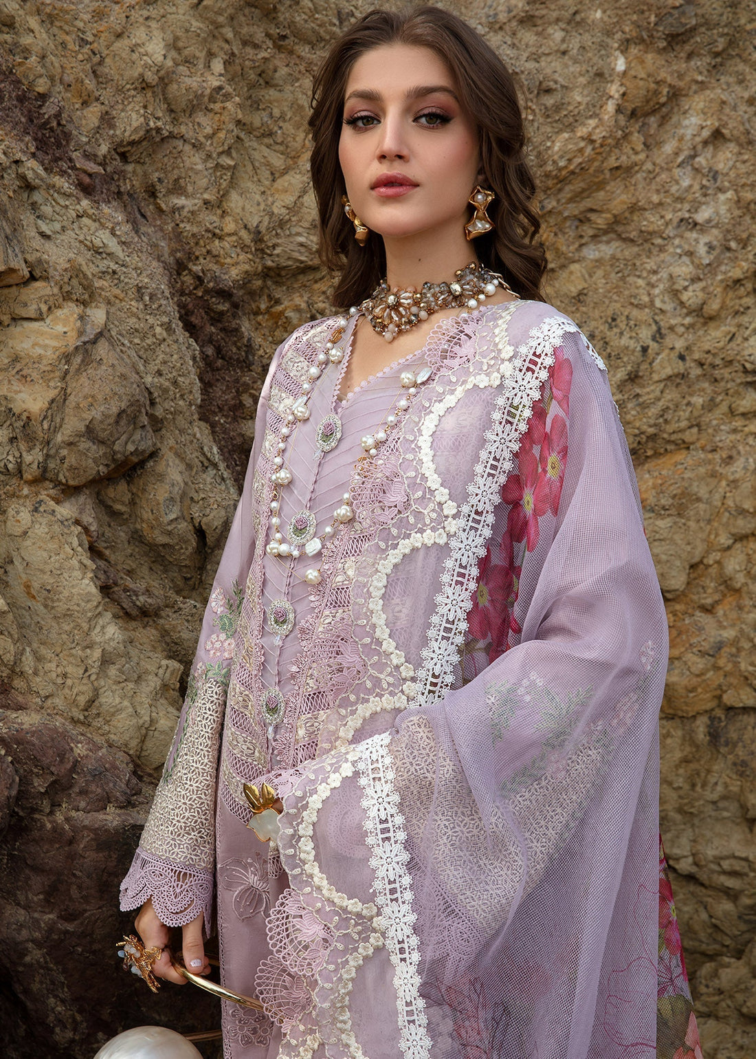 Crimson | Lawn 24 | Lillie de Jong - Amethyst by Designer Crimson - House of Maryam - Pakistani Designer Ethnic Wear in {{ shop.shopifyCountryName }}