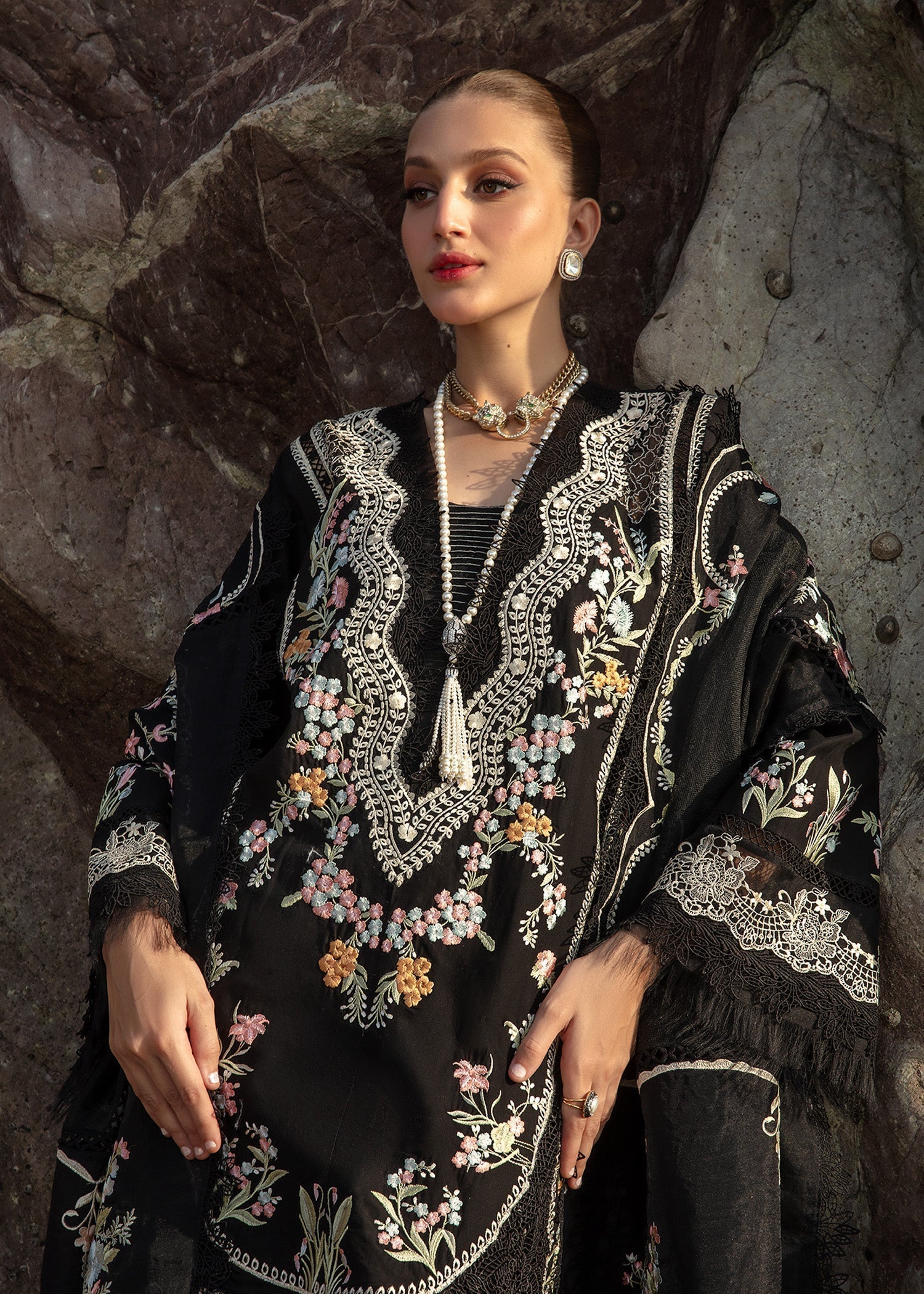 Crimson | Lawn 24 | Lolita - Onyx by Designer Crimson - House of Maryam - Pakistani Designer Ethnic Wear in {{ shop.shopifyCountryName }}