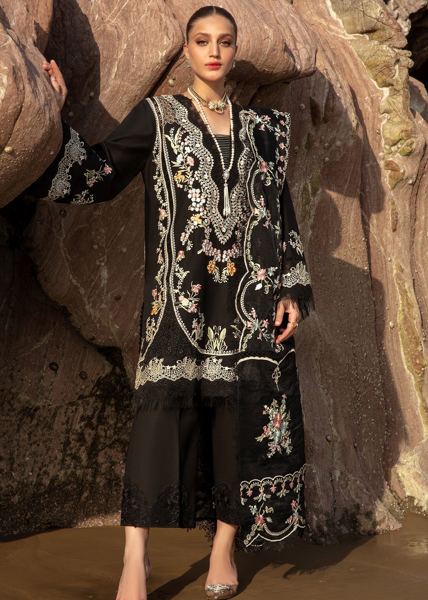 Crimson | Lawn 24 | Lolita - Onyx by Designer Crimson - House of Maryam - Pakistani Designer Ethnic Wear in {{ shop.shopifyCountryName }}