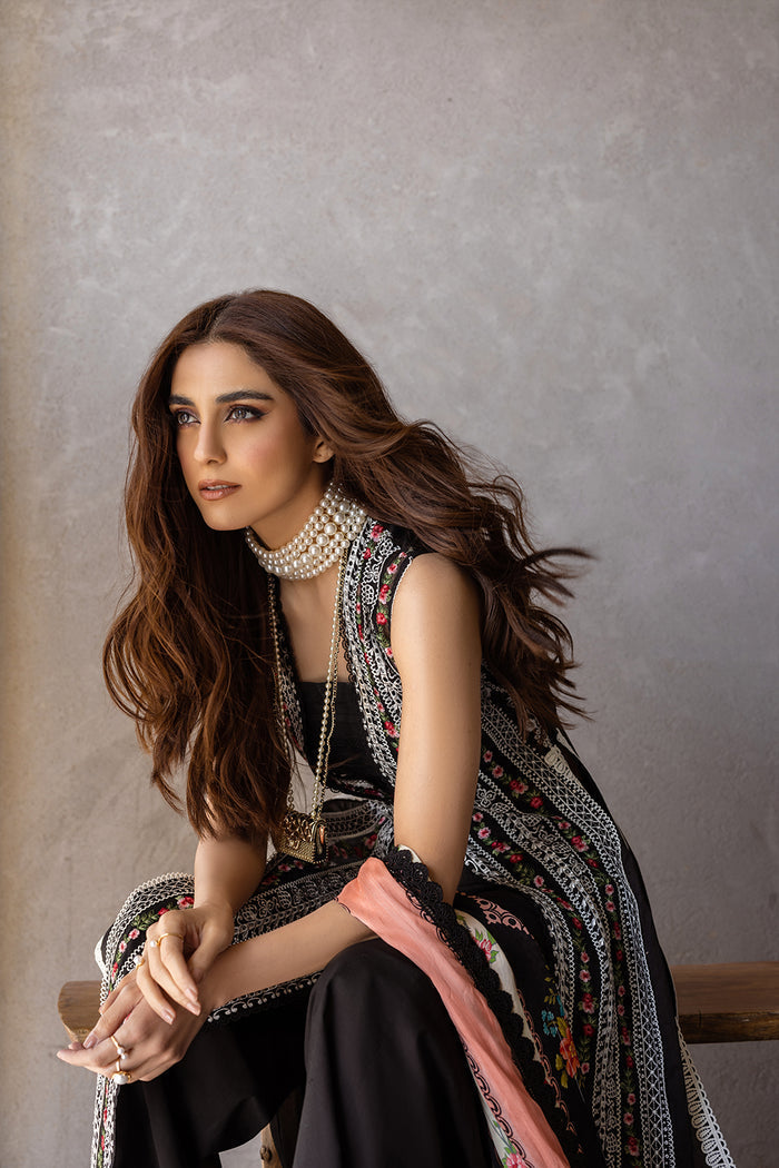Saira Rizwan | Luxury Lawn 24 | EMBER - SRLL24-06 -  Saira Rizwan Luxury -  House of Maryam