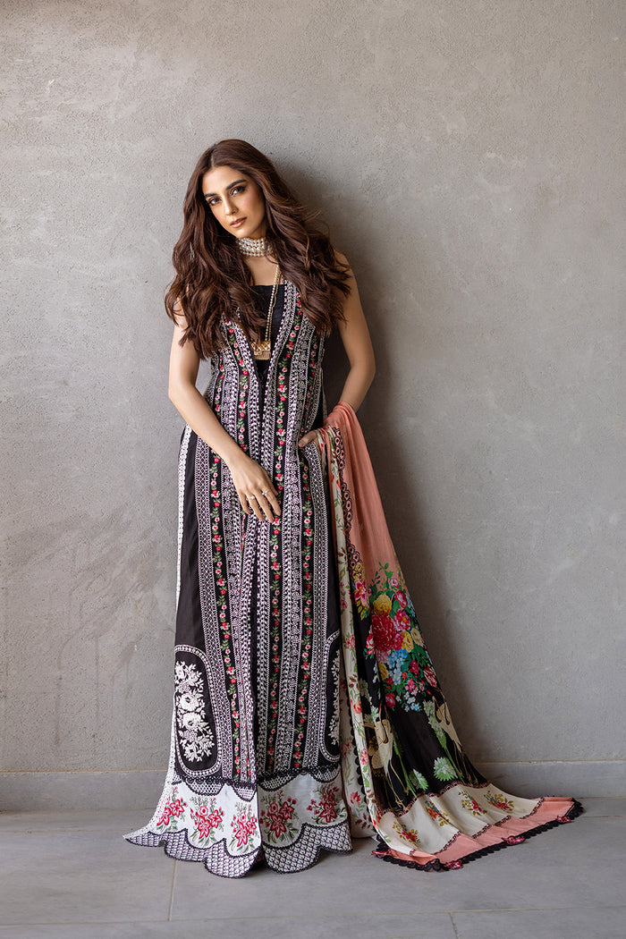 Saira Rizwan | Luxury Lawn 24 | EMBER - SRLL24-06 -  Saira Rizwan Luxury -  House of Maryam