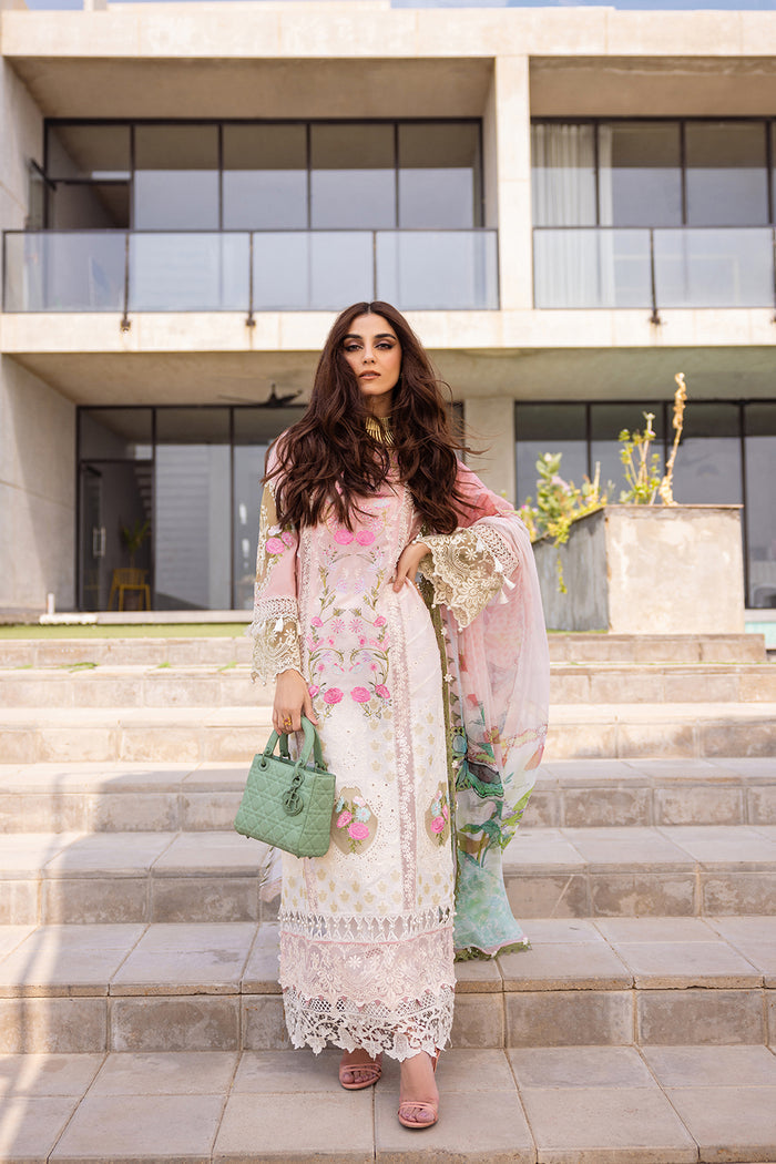 Saira Rizwan | Luxury Lawn 24 | LAUREL - SRLL24-01 -  Saira Rizwan Luxury -  House of Maryam