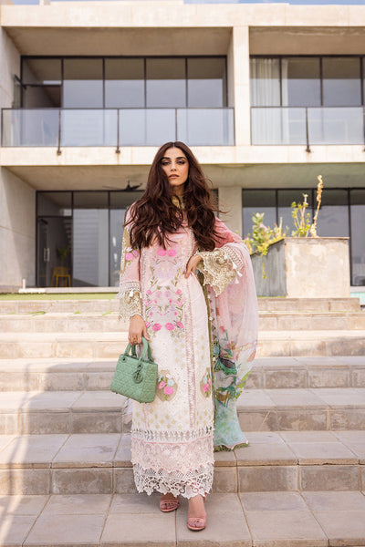 Saira Rizwan | Luxury Lawn 24 | LAUREL - SRLL24-01 -  Saira Rizwan Luxury - Original Designer Dress - House of Maryam
