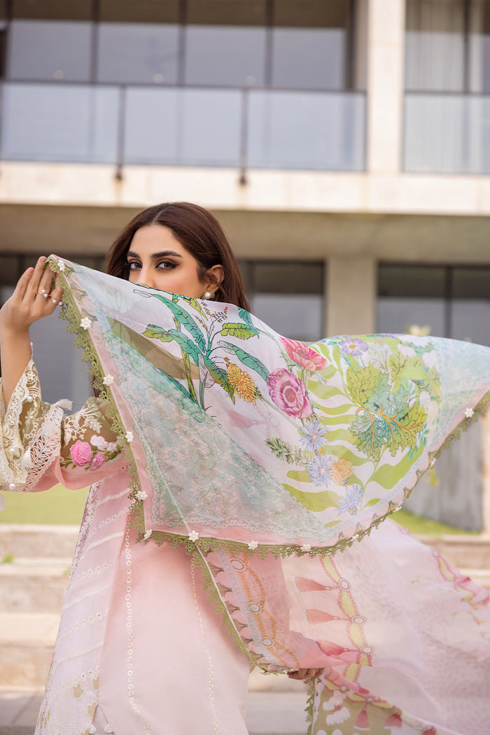 Saira Rizwan | Luxury Lawn 24 | LAUREL - SRLL24-01 -  Saira Rizwan Luxury -  House of Maryam