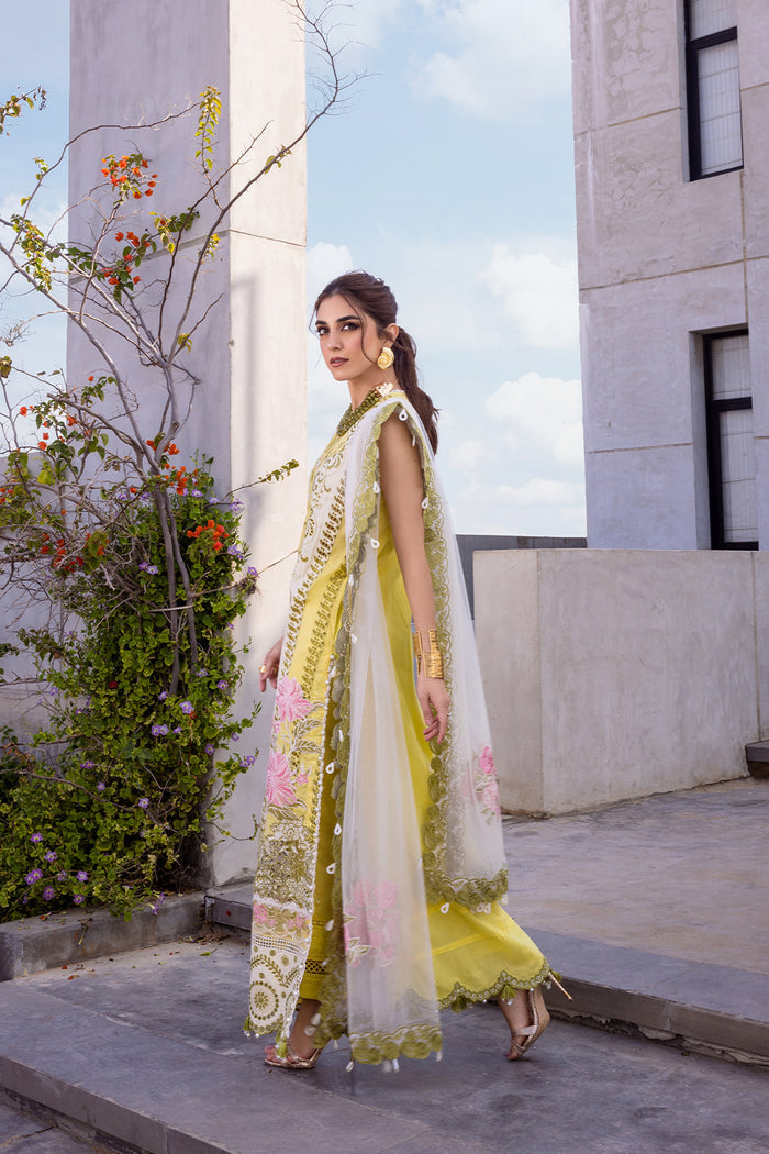 Saira Rizwan | Luxury Lawn 24 | TIFFANY - SRLL24-03 -  Saira Rizwan Luxury -  House of Maryam