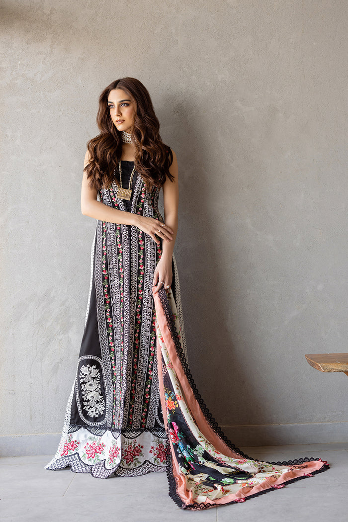 Saira Rizwan | Luxury Lawn 24 | EMBER - SRLL24-06 -  Saira Rizwan Luxury -  House of Maryam