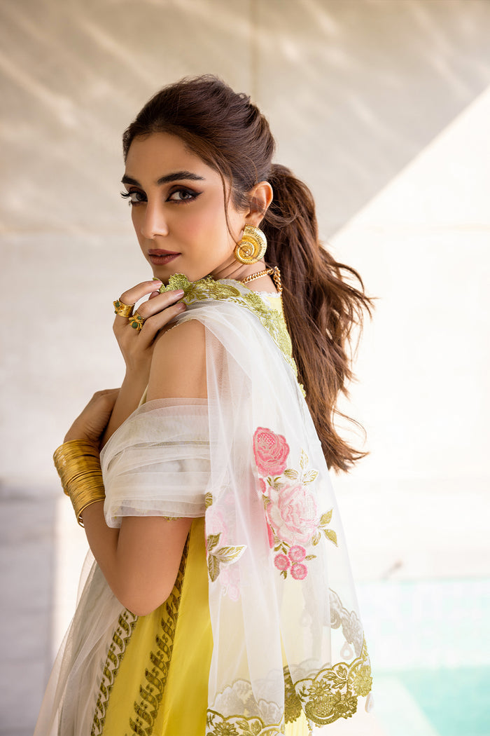 Saira Rizwan | Luxury Lawn 24 | TIFFANY - SRLL24-03 -  Saira Rizwan Luxury - Original Designer Dress - House of Maryam