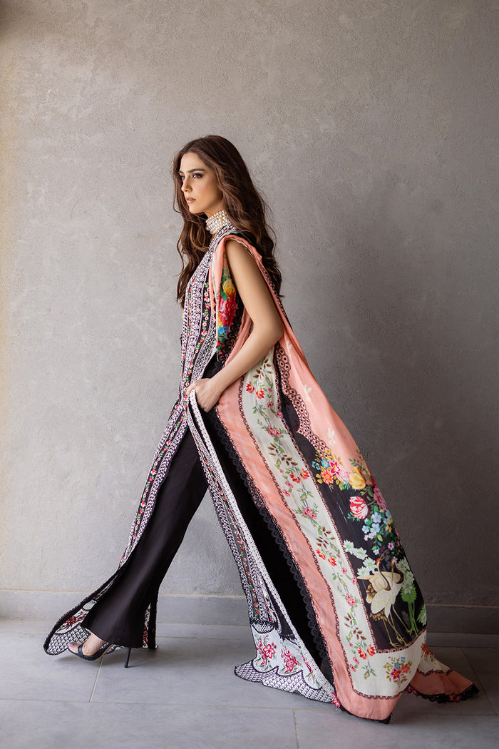 Saira Rizwan | Luxury Lawn 24 | EMBER - SRLL24-06 -  Saira Rizwan Luxury -  House of Maryam