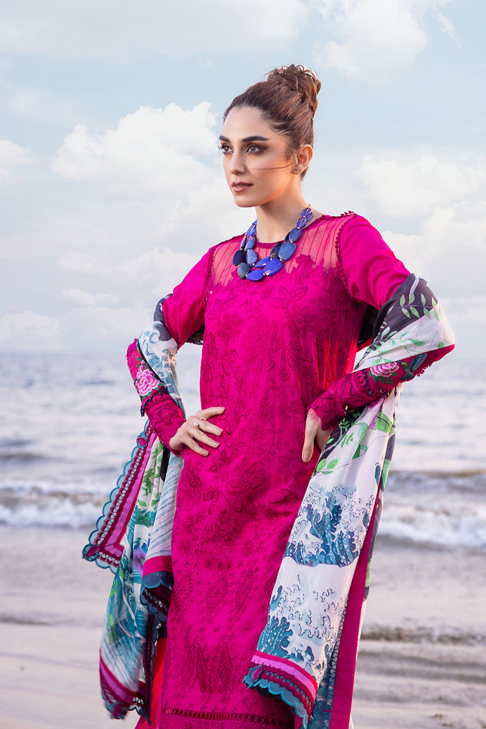 Saira Rizwan | Luxury Lawn 24 | DAMASK - SRLL24-08 -  Saira Rizwan Luxury -  House of Maryam