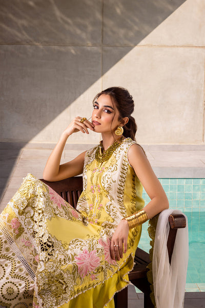 Saira Rizwan | Luxury Lawn 24 | TIFFANY - SRLL24-03 -  Saira Rizwan Luxury - Original Designer Dress - House of Maryam