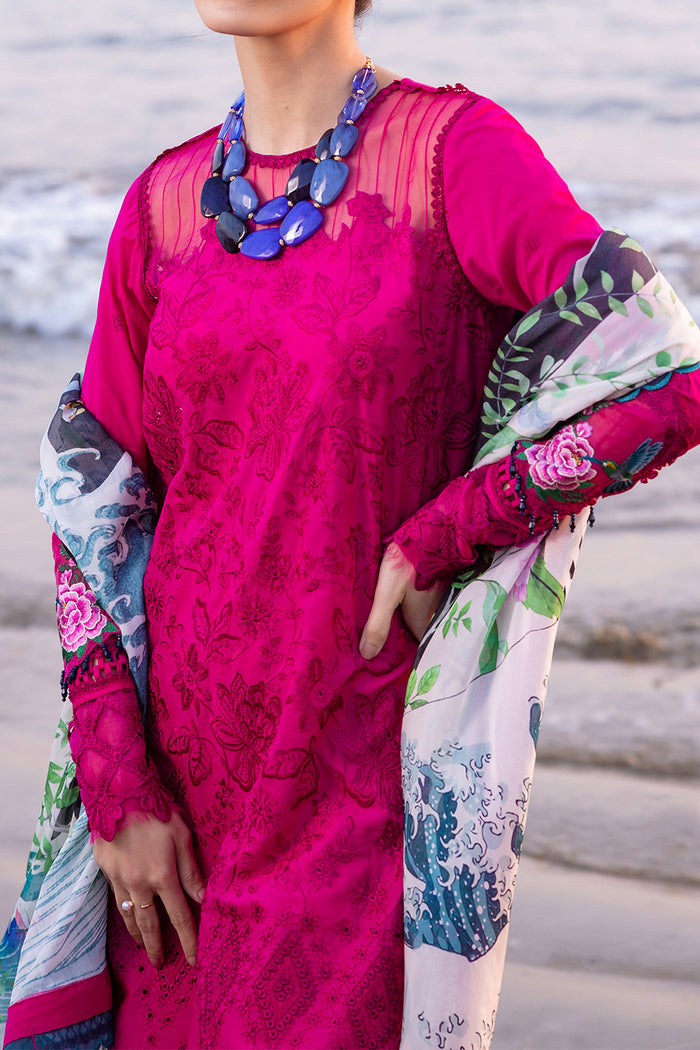 Saira Rizwan | Luxury Lawn 24 | DAMASK - SRLL24-08