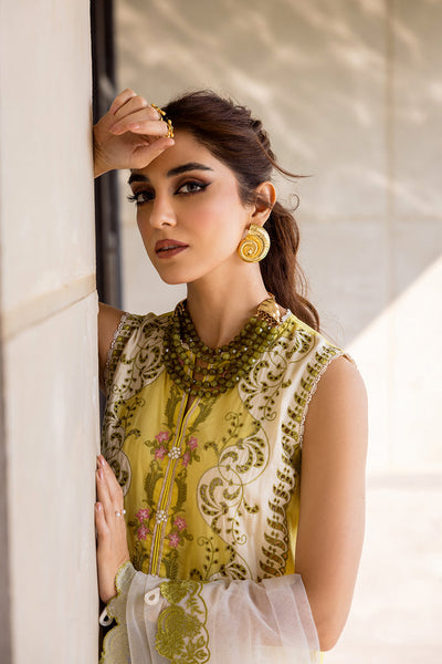 Saira Rizwan | Luxury Lawn 24 | TIFFANY - SRLL24-03 -  Saira Rizwan Luxury - Original Designer Dress - House of Maryam