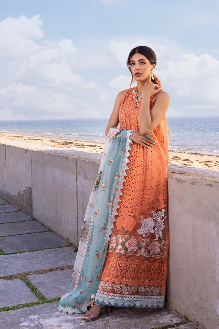 Saira Rizwan | Luxury Lawn 24 | MABE - SRLL24-04 -  Saira Rizwan Luxury -  House of Maryam