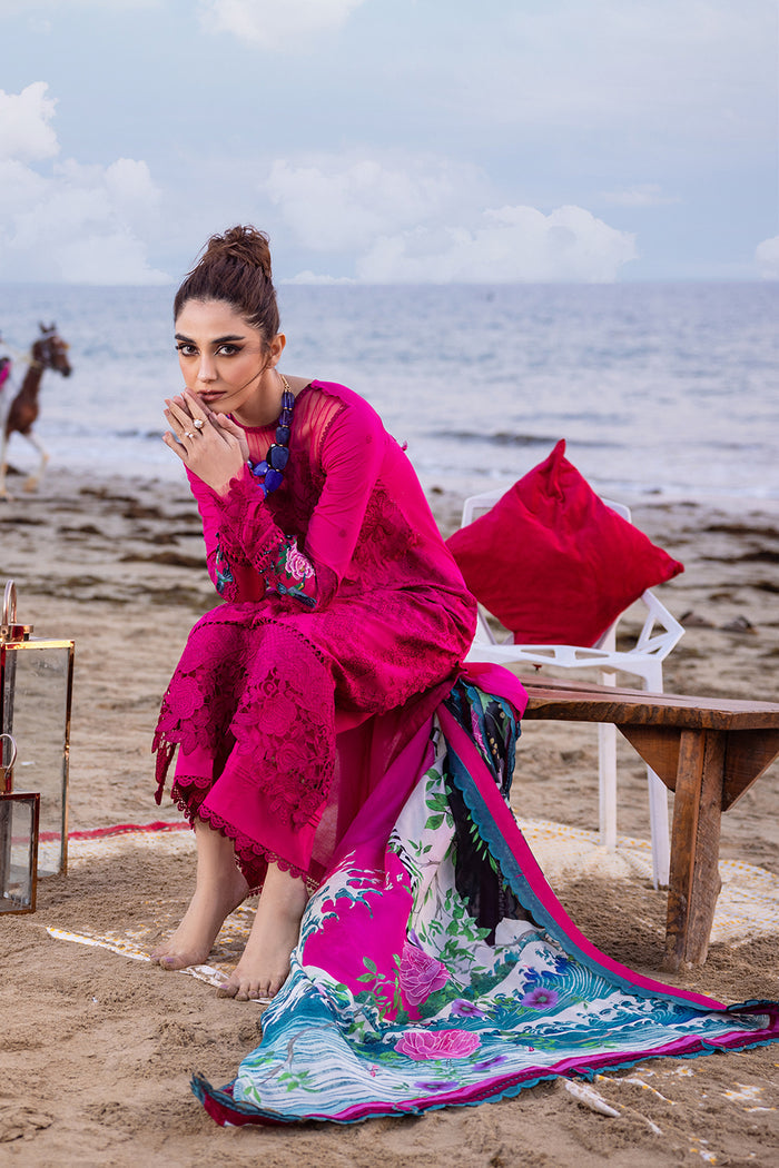 Saira Rizwan | Luxury Lawn 24 | DAMASK - SRLL24-08