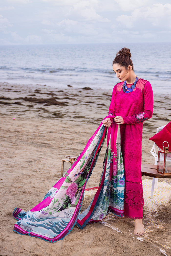 Saira Rizwan | Luxury Lawn 24 | DAMASK - SRLL24-08 -  Saira Rizwan Luxury -  House of Maryam